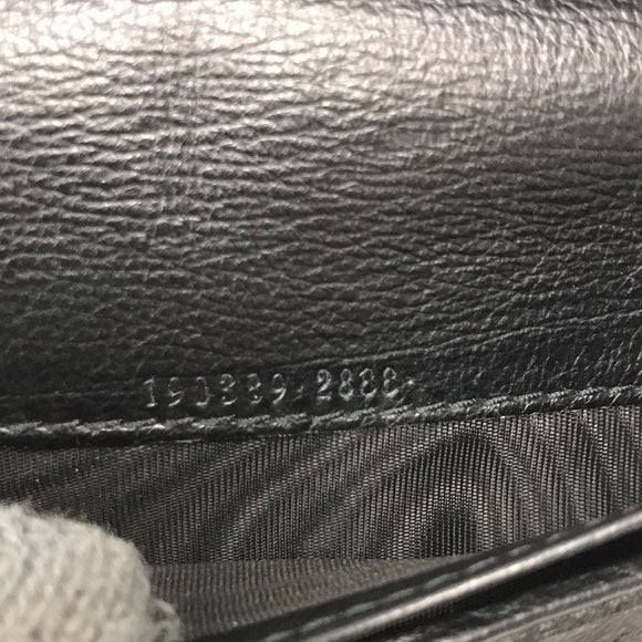 GUCCI LEATHER BIFOLD LONG WALLET EUC