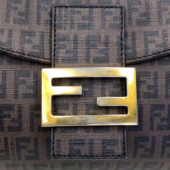 FENDI CHAIN ZUCCA PVC SMALL BAG/ SHOULDER LIMITED