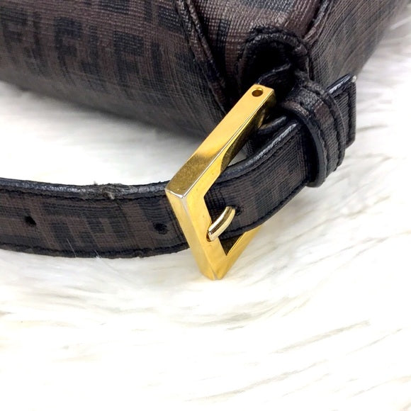 FENDI CHAIN ZUCCA PVC SMALL BAG/ SHOULDER LIMITED