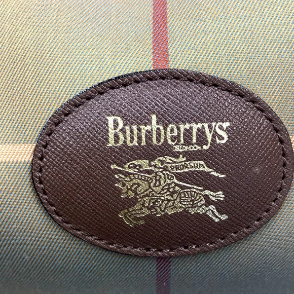 BURBERRY VINTAGE DUFFLE BOSTON BAG BURBERRYS