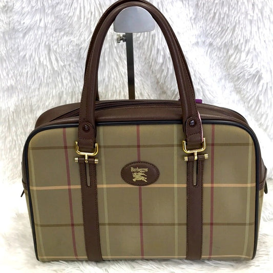 BURBERRY BURBERRYS VINTAGE BOSTON BAG GOOD