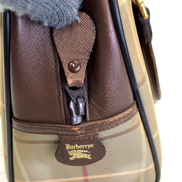 BURBERRY BURBERRYS VINTAGE BOSTON BAG GOOD