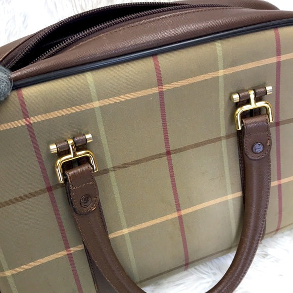 BURBERRY BURBERRYS VINTAGE BOSTON BAG GOOD