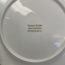 Load image into Gallery viewer, TIFFANY &amp; CO. 2 PC TIFFANY NOTES FIFTH AVE PLATES 7.5&quot; EACH EUC
