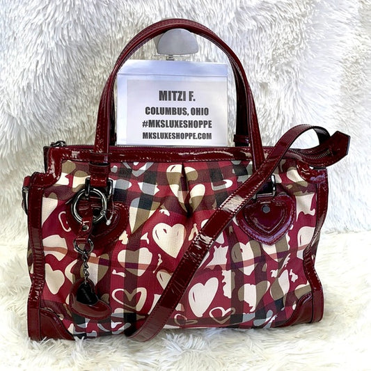 BURBERRY HEART TWO WAY SHOULDER BAG