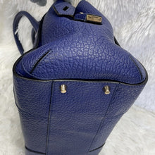 Load image into Gallery viewer, BURBERRY BLUE GRAINE LEATHER TWO WAY BAG (FREE SHIPPING)
