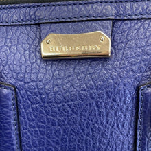 Load image into Gallery viewer, BURBERRY BLUE GRAINE LEATHER TWO WAY BAG (FREE SHIPPING)
