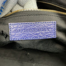 Load image into Gallery viewer, BURBERRY BLUE GRAINE LEATHER TWO WAY BAG (FREE SHIPPING)
