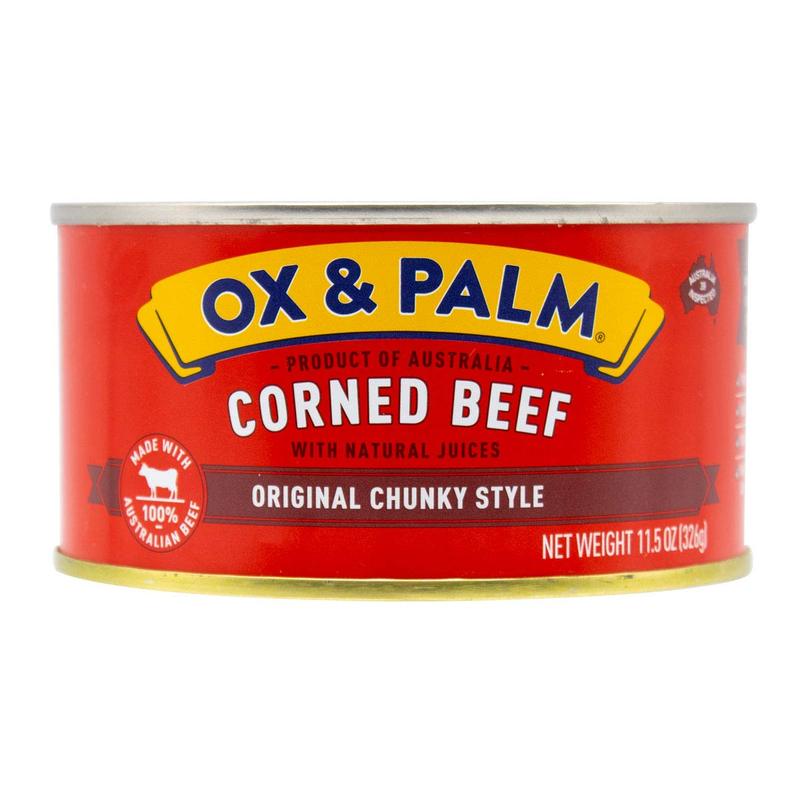 OX & PALM CORNED BEEF CHUNKY 11.5 OZ
