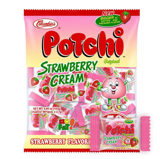 POTCHI STRAWBERRY CREAM GUMMY CANDIES